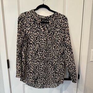 Apt 9 Leopard Print Women's Blouse